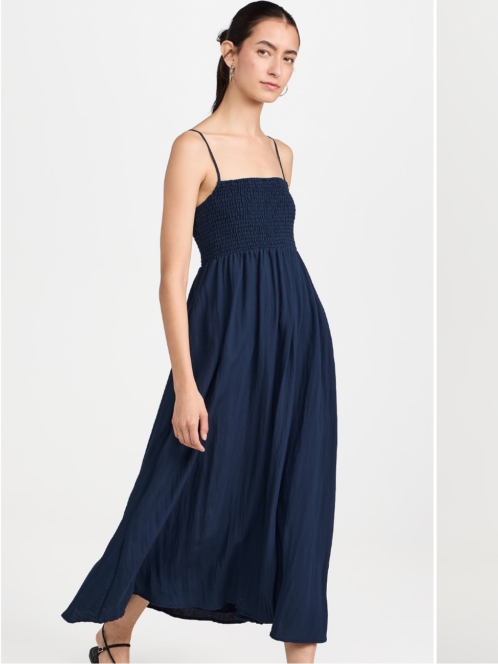 Nwt Z Supply Beachside Maxi Dress In Navy Size Xl